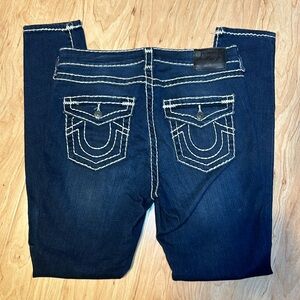 True Religion Jennie Curvy Skinny Jeans size 29 EUC